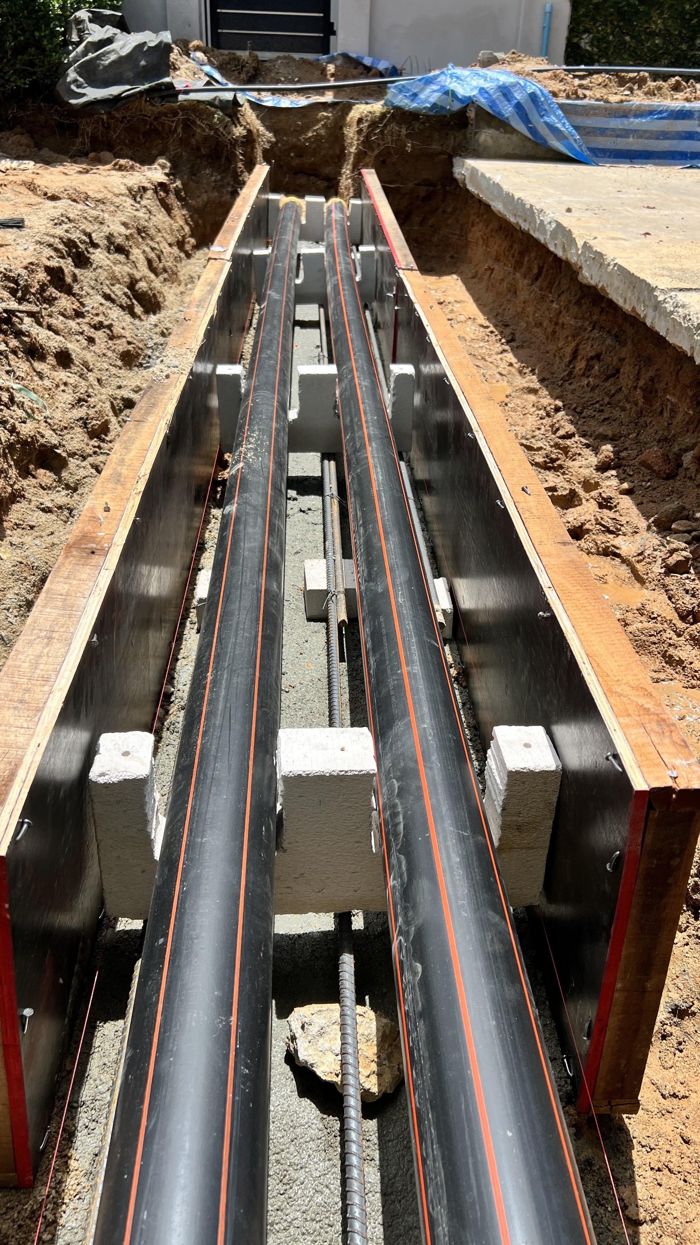 LV Underground Ductbank Preparation